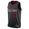 Dres Miami Heat Bam Adebayo Nike 2023-24 City Edition Crno Swingman